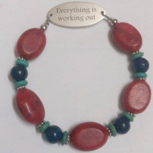 everything is working out bracelet